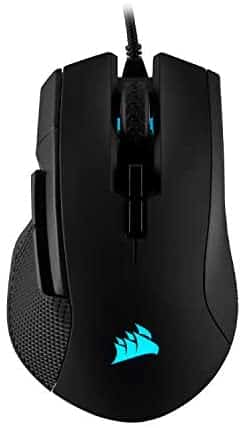 Corsair Ironclaw RGB – FPS and MOBA Gaming Mouse – 18,000 DPI Optical Sensor – Backlit RGB LED, Black