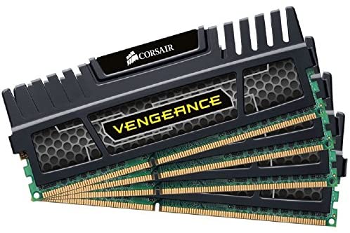 Corsair Memory Vengeance 16 Dual Channel Kit DDR3 1600 MHz 240-Pin DDR3 SDRAM CMZ16GX3M4A1600C9