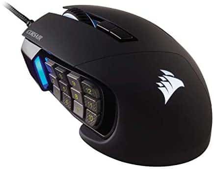 Corsair Scimitar RGB Elite Optical MOBA/MMO Gaming Mouse (Renewed)