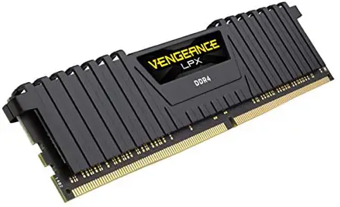 Corsair Vengeance LPX 16GB (1x16GB) DDR4 3600 (PC4-28800) C18 Optimized for AMD Ryzen – Black (CMK16GX4M1Z3600C18)