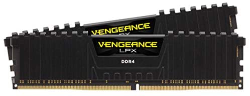 Corsair Vengeance LPX 16GB (2x8GB) DDR4 3200 C16 1.35V – PC Memory CMK16GX4M2D3200C16 Black