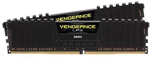 Corsair Vengeance LPX 32GB (2X16GB) DDR4 3200 (PC4-25600) C16 1.35V Desktop Memory – Black