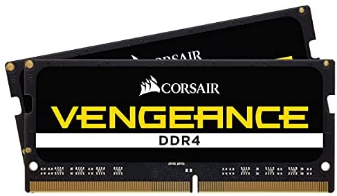 Corsair Vengeance Performance SODIMM Memory 16GB (2x8GB) DDR4 2933MHz CL19 Unbuffered for 8th Generation or Newer Intel Core i7, and AMD Ryzen 4000 Series notebooks
