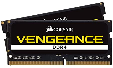 Corsair Vengeance Performance SODIMM Memory 32GB (2x16GB) DDR4 3200MHz CL22 Unbuffered for 8th Generation or Newer Intel Core i7, and AMD Ryzen 4000 Series Notebooks