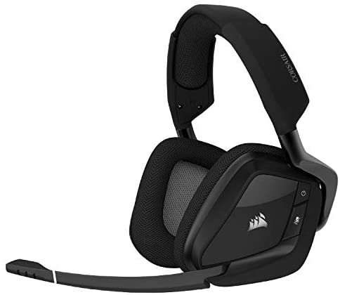Corsair Void RGB Elite Wireless Premium Gaming Headset with 7.1 Surround Sound – Discord Certified – Works with PC, PS5 and PS4 – Carbon (CA-9011201-NA)