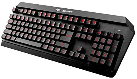 Cougar 450K Full Key Backlight Wired USB Hybrid Mechanical Gaming Keyboard, Black (KBC450-WXNMB)