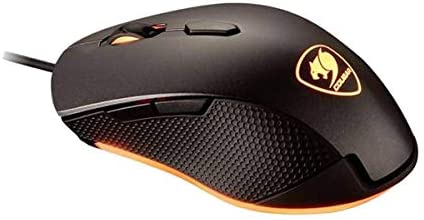 Cougar Minos X3 Optical Gaming Mouse – Backlight Effects – DPI Adjustment 3200 – On the fly – Ergonomic USB Wired Mice for Gamers – Black
