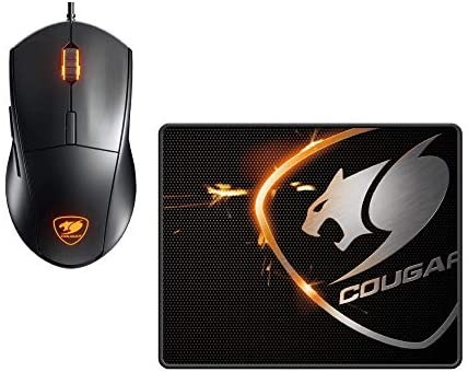 Cougar Minos XC 4000 DPI Optical Sensor Gaming Mouse with LED Backlight Inlcudes Speed XC MM Mouse Pad