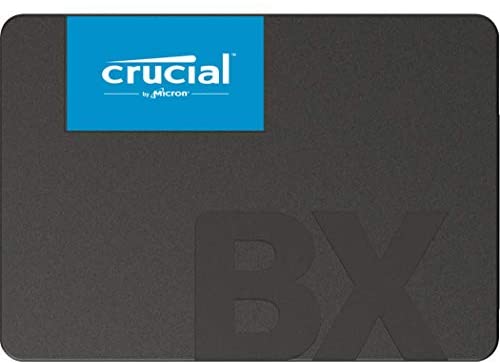 Crucial BX500 120GB 3D NAND SATA 2.5-Inch Internal SSD, up to 540MB/s – CT120BX500SSD1Z, Black/Blue