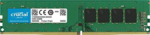 Crucial RAM 8GB DDR4 2400 MHz CL17 Desktop Memory CT8G4DFS824A Green/Black