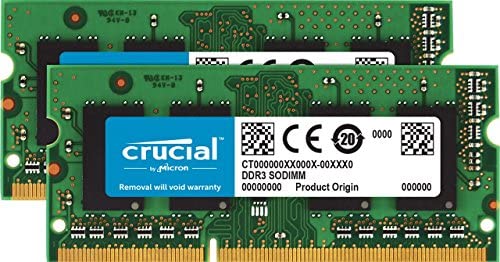 Crucial RAM 8GB Kit (2x4GB) DDR3 1333 MHz CL9 Memory for Mac CT2K4G3S1339M