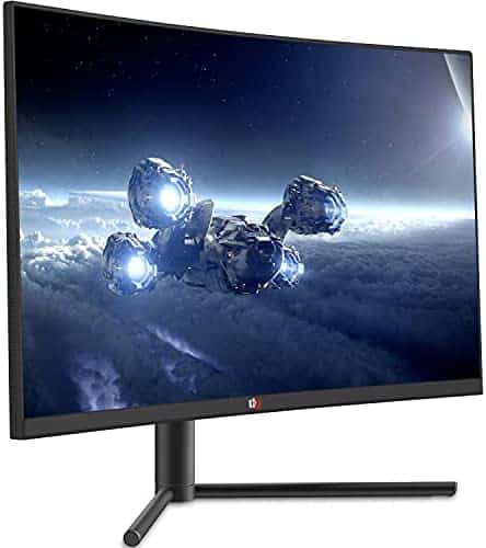 Deco Gear 27-Inch 2560×1440 HDR 400 Color Accurate Curved Gaming Monitor, VA Panel, 16:9 Aspect Ratio, 3000:1 Contrast Ratio, 99% sRGB, 85% NTSC, 90% DCI-P3, 83% Adobe RGB, 144Hz Refresh Rate