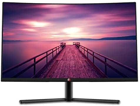 Deco Gear 32″ Curved Gaming Monitor 1920×1080 with 3000:1 Contrast Ratio, 75 Hz Refresh Rate, 6ms Response Time, 16:9 Aspect Ratio, 103% sRGB Area Ratio