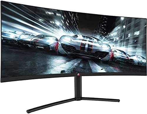 Deco Gear DGVM29PB 29-Inch 2560×1080 100Hz VA Curved Gaming Monitor, 4ms Response Time, 3000:1 Contrast Ratio, sRGB, NTSC 85, DCI-P3, and Adobe RGB Color Accurate