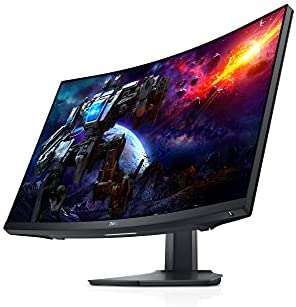 Dell Curved Gaming Monitor 27 Inch Curved Monitor with 165Hz Refresh Rate, QHD (2560 x 1440) Display, Black – S2722DGM