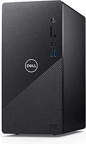 Dell Inspiron 3880 Business Desktop Computer_ Intel Quad-Core i3-10100 up to 4.3GHz (Beats I5-8400)_ 16GB DDR4_ 512GB PCIe SSD + 1TB HDD_ WiFi_ VGA_ HDMI_ Black_ Windows 10 Pro