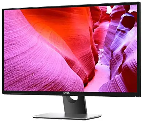 Dell SE2717H KYKMD 27″ Screen LED-Lit Monitor, ,Black with Silver Base and Back