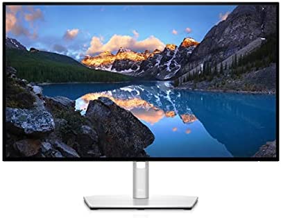 Dell U2722D – 27-inch QHD (2560 x 1440) 16:9 UltraSharp Monitor with Comfortview Plus, 60Hz Refresh Rate, 100% sRGB, 1.07 Billion Colors, Platinum Silver