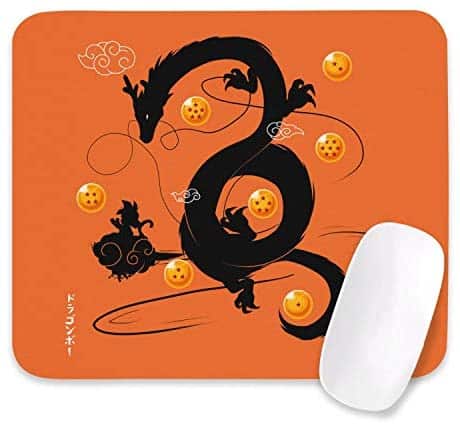 Dragon Ball Z Mouse Pad Anime Mouse Pad Slip Rubber Gaming Mouse Pad Rectangle Mouse Pads for Computers Laptop（10.6X12.6X0.2 Inch）