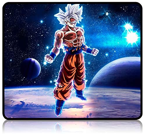 Dragon Mouse Pad Anime Gaming Mouse Pad 9.8X11.8X0.12 Inch Stitched Edges Waterproof Mousepad Pixel-Perfect Mouse Mat
