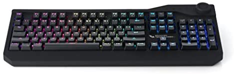 Drakken Technologies Prothero Spektrum, Hot-Swap Mechanical Gaming Keyboard, Programmable with 16.8 Million Colors, Full 110 Key Anti-Ghosting (Kailh Black)