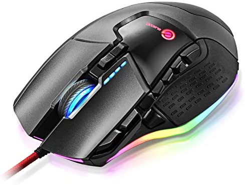 ELECOM M-G02URBK Gaming Mouse 13 Buttons/Programmable/RGB/Equipped with Hardware Macro, Black