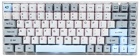 EPOMKER AKKO 3084 Silent 84 Keys Bluetooth 5.0 Mechanical Keyboard TKL with PBT OEM Keycaps, Type-C Port, 1800mAh Built-in Battery for Win/Mac/Gaming (Gateron Pink Switch, 3084)