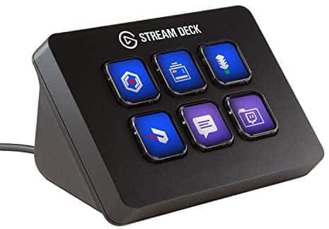 Elgato Stream Deck Mini – Compact Live Production Controller with 6 Customizable LCD keys, Trigger Actions in OBS Studio, Streamlabs, Twitch, YouTube and More (10GAI9901), Black