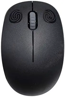 Esioxum Wireless Mouse, Slim Mouse,2.4G Portable Mobile Optical Office Mouse with USB Receiver,Travel Cordless Bluetooth Mouse Less Noise for Notebook, PC, Laptop, Computer.（Black）