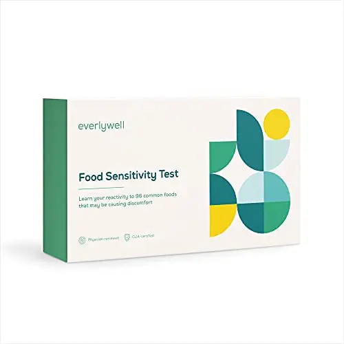 Everlywell Food Sensitivity Test – Learn How Your Body Responds to 96 Different Foods – at-Home Collection Kit – CLIA-Certified Labs – Ages 18+ (Not Available in NY, NJ, RI)