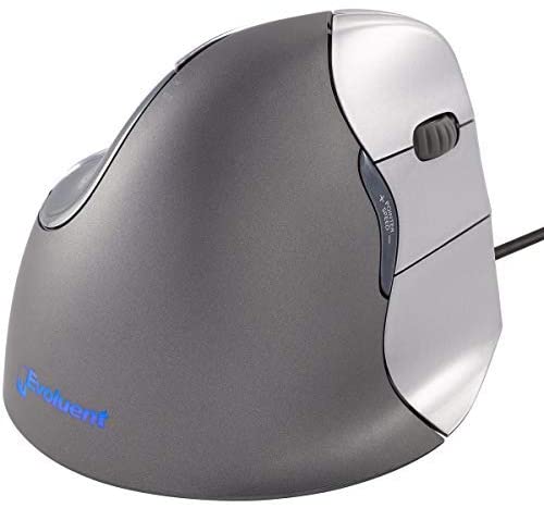 Evoluent VM4R VerticalMouse 4 Right Hand Ergonomic Mouse with Wired USB Connection (Regular Size.) The Original VerticalMouse Brand Since 2002