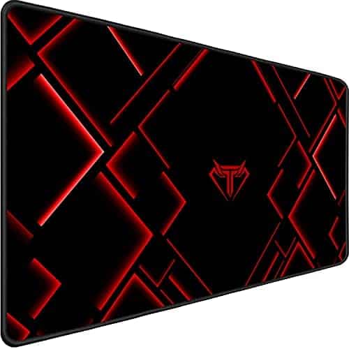 Extended Large Gaming Mouse Pad,Full Table Desk Mouse Pad Mat for Gamer, Computer,Laptop (Red)