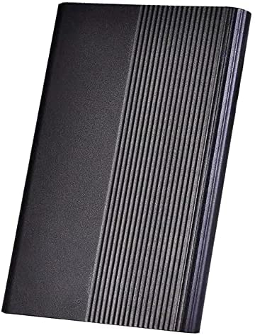 External Hard Drive, 1TB 2TB Hard Drive Portable Slim External Hard Drive Compatible with PC Laptop and Mac(2TB-A Black)