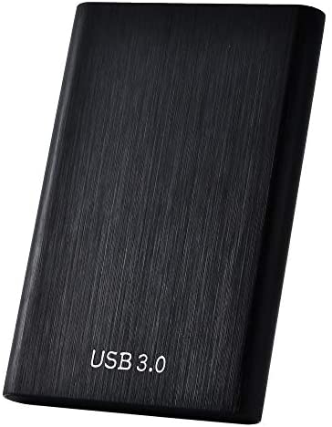 External Hard Drive 1TB 2TB,Portable Hard Drive External HDD USB 3.0 for PC, Laptop and Mac(2TB-C Black)