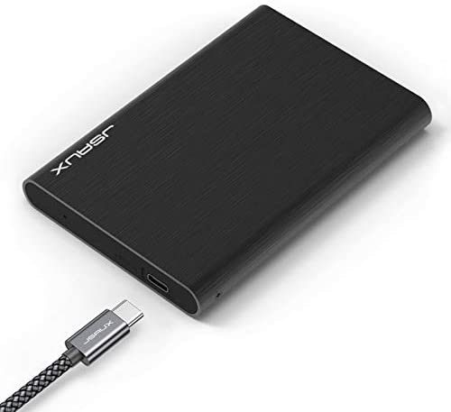 External Hard Drive Enclosure 2.5 Inch, JSAUX USB 3.0 to SATA III SSD HHD Case 6Gbps, Compatible for SATA I II,SSD HHD 9.5mm 7.5mm, WD, Seagate, Toshiba, Samsung, Hitachi, PS4, Xbox, Router