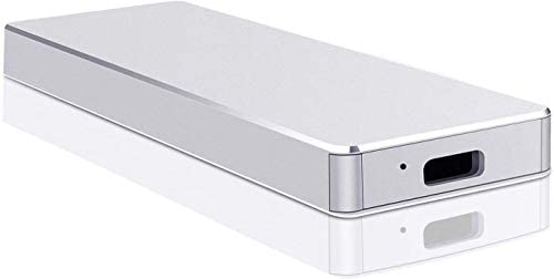 External Hard Drive, Hard Drive Portable Slim 1TB 2TB External Hard Drive Compatible with PC Laptop and Mac(2TB-A Silver)