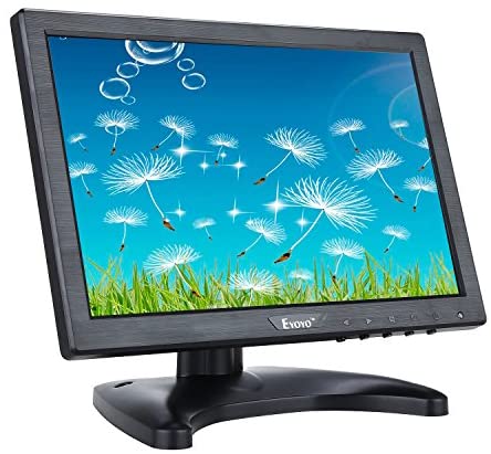 Eyoyo 10 Inch IPS LCD Monitor 1280×800 Resolution Support HDMI VGA BNC AV Input for PC TV Security Display(10 inch)