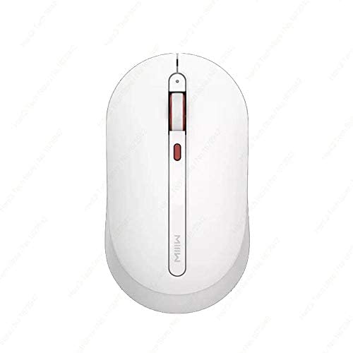 FAAEAL MIIIW Wireless Silent Mouse 800/1200/1600DPI Wireless Mouse Multi-Speed dpi Mute Button 2.4GHz Wireless Receiver Silent Mouse for Laptop Notebook Office Gaming Mouse (White)