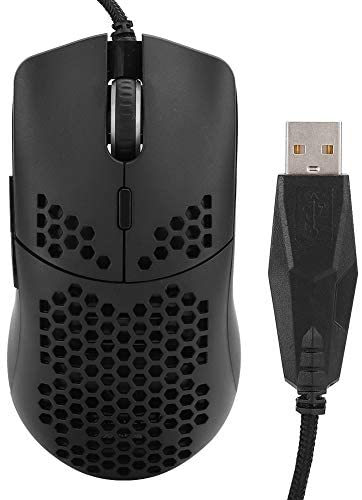 FAMKIT HXSJ J900 Hole Mouse 6-Key Wired Gaming Mice Macro Programming RGB Lighting PC Accessory