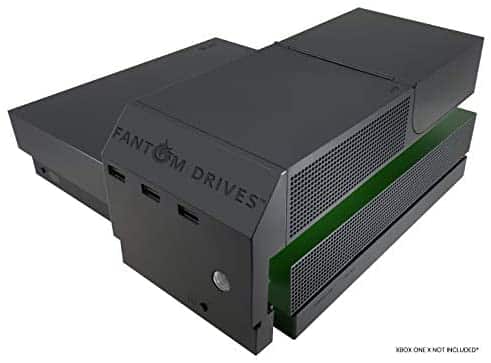 FD 10TB Xbox One X Hard Drive – XSTOR – Easy Attach Design for Seamless Look with 3 USB Ports – (XOXA10000) by Fantom Drives, Black