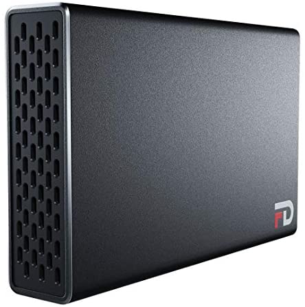FD Duo – 8TB Portable SSD 2 Bay RAID – USB 3.2 Gen 2 Type-C – RAID0/RAID1/JBOD – Black – Made with Aluminum – Transfer Speed up to 1000MB/s – (DMR8000S)