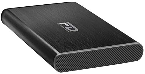 FD Portable 2TB Hard Drive – USB 3.2 Gen 1 – 5Gbps – GForce Mini Aluminum- Compatible with Mac/Windows/PS4/Xbox (GF3BM2000U) by Fantom Drives Stylish brushed black finish