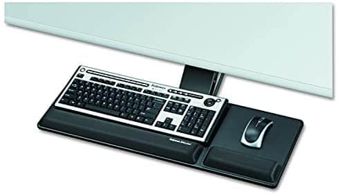 Fellowes Designer Suites Compact Keyboard Tray, Black (8017801)