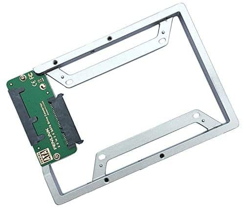Fenlink 2.5″ to 3.5″ Internal SSD Hard Drive SATA Drive Converter (Silver)