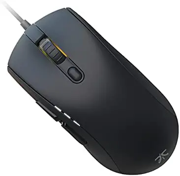 Fnatic Clutch 2 Pro Gaming Esports Mouse (Pixart Optical Sensor with 12,000 CPI, 6 Buttons, Mechanical Mouse Switches, Multi-Color RGB Backlit, Right Handed) – Black