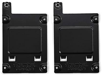 Fractal Design SSD Bracket Kit Accessory – Type A – 2,5″ – Thumbscrew – Black (2-Pack)