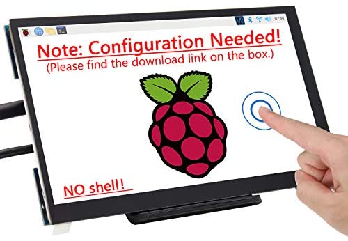 Freenove 7 Inch Touch Screen for Raspberry Pi (Configuration Needed, No Shell), 1024×600 Pixel IPS Monitor, HDMI Display, 5-Point Touch Capacitive Screen, Adjustable Holder