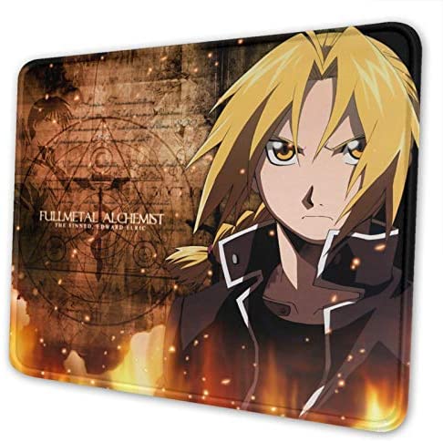 Fullmetal Alchemist – 8″x10″ Gaming Mouse Pad Anime Mouse pad Mouse Pad Cute Non-Slip Rubber Base Small Mousepad