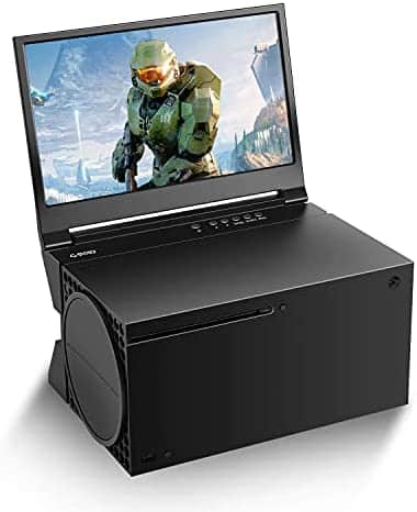 G-STORY 12.5‘’ Portable Monitor for Xbox Series X, UHD 4K Portable Gaming Monitor IPS Screen for Xbox Series X（not Included） with Two HDMI, HDR, Freesync, Game Mode, Travel Monitor for Xbox Series X