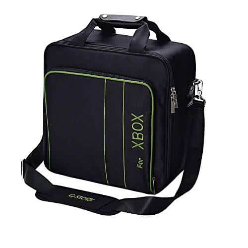 G-STORY Case Storage Bag for Xbox Series X Series S Console Carrying Case, Travel Bag for Xbox Controllers Xbox Games and More Gaming Accessories, Included Silicone Cover Skin Protector